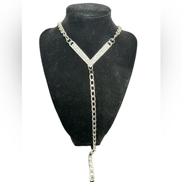 Cute women diamond approximately 20.5” long ‎ necklace adjustable - Picture 1 of 3